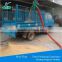 Grain suction conveyor for bulk beans elevating machine