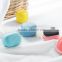 Portable Mini Shoes Polisher Macarons Shape Beauty Tool Oiling Sponge Hand-held Cleaning Polishing Leather Shine Kit