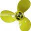 Aluminum Plastic Propeller 7 1/4 X5-A for 2.0-5hp outboard motor/boat plastic propeller/plastic fan propeller