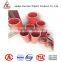 PVC electric cable duct and protection sleeve