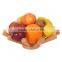 Wood starburst fruit bowl
