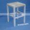 solid small wood children chair with ratten cushion