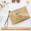 Washable Kraft Paper Clutch Bag Handbag