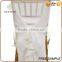 chiffon ruffled banquet chair cover for wedding party