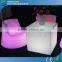 Romantic atmosphere rechargeable led cube with flashing color GKC-060RT