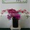 2017 China high quality cheap fake plastic flowers for office decoration artificial orchid