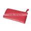 Trade assurance supplier leather wallet clutch mobile phone pouch Ladies clutches coin purse