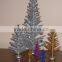 tabletop silver aluminum Christmas tree