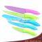 5pcs Colourful Non-stick Stainless Steel Knife Set,kitchen Knife Set With Plastic Cover (HKP-S02)