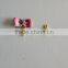 Fashion golden charms wholesale shoes&scarf&bag charms with crystals