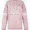 Hot Sale Custom Pink Color Oversized Zip Sleeves Hoodies Embroidered Mink Love Logo With High Quality