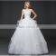 2017 novelty design beaded one-shoulder plus size wedding dress