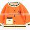 Trim contrast latest new style raglan cardigan sweater