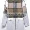 intarsia square design sweater cardigan dress
