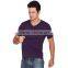 OEM service custom V-neck bamboo t-shirts wholesale china