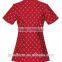 High quality cotton doctor /nurse uniform Unisex short sleeve gown lab uniform