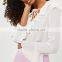 2017 OEM hot sale long sleeve white chiffon shirts for ladies