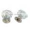 Wholesale Silver Tone Clear Faceted Plastic Jewelry Wooden Box Pull Handle Knobs
