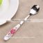 flower porcelain handle stainless steel chopsticks fork spoon tableware/tongy fork knife spoon cultery /fancy dining tableware