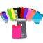 Custom made lycra 3m sticker smart wallet mobile card holder