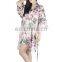newest soft sexy print kimono style bathrobes