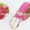 Pin buckle Leather Crystal Belt Women Fashion Belt