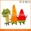 Stuffed carrot plush vetegable soft toys wholesale