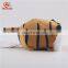 Mini cylinder-shaped 8cm plush keychain tiger toy