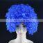 Yellow Cheap Fan Synthetic Wig Football Fans Wig