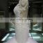 High quality mermaid wedding dress Latest design women sequin gown mermaid strapless