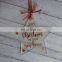 frosted acrylic perspex hanging star bauble decoration Christmas ornament