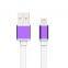 Плоский кабель Lightning-USB для iPhone 5/5S/6/6S/6 Plus. Принимаются заказы OEM.