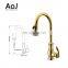 Deck mounted black 3 way fashion design brass flexible hose  Pull down Single Handle Kitchen Faucet