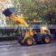 2.5ton wheel loader with trencher auger mix bucket