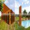 Modern Corten Steel Metal Yard Fence Panels With Cheap Price