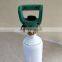 2L aluminum medical oxygen cylinder with intergrated valves