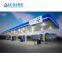Steel Space Frame Structure Petrol Filling Station Canopy Roofing Design