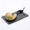 140mm Length wooden resin short tobacco pipe with small solid wood head for smoking