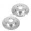 Front & Rear Brake Disc Rotors Ceramic Pads For 1999 2000 HONDA CIVIC Si COUPE 45251S5DA10 45251SCC901