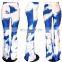 Tie Dye Galaxy Print Women Wide Leg Flare Pants High Waist Bell-bottoms Trousers Streetwear Draped Jogger Sweatpants