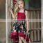 2019 summer girls flower print strap party tutu princess dress baby girl princess dresses 1-5Y