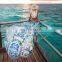 Long Print Beach Cover up Pareos de Playa Mujer Beach Wear Plus size Bikini Cover up Robe Plage Sarong Beach Tunic