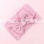 DIY Girl Headband with bow Kids Polka dot Elasticity headwear All Season 13colors