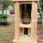 FSC certified custom logo wooden bird feeder, hanging bird feeders