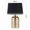 New fancy hotel bedroom decoration gold base lamp luxury modern ceramic table lamp