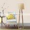 Retro floor lamp hotel wooden light fixture wooden base floor standing lamps for home goods hotel