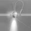 3W Pure White LED Light Picture Lamp Fixture Flexible Pipe with Button Plug-in White finish