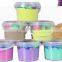 Custom different sizes clear plastic pail for kid's toys