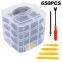 22kinds 650pcs Car Rivet Push Rod Clip Fender Bumper Plastic Fasteners