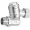 Sanitary ware accessories bathroom mixer water Two handle Three Way chrome angle valve